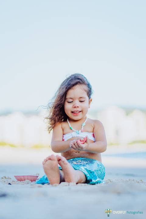 Ensaio Sereia na praia em Niterói - Rio de janeiro'
