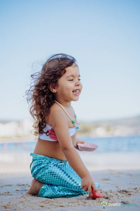 Ensaio Sereia na praia em Niterói - Rio de janeiro'