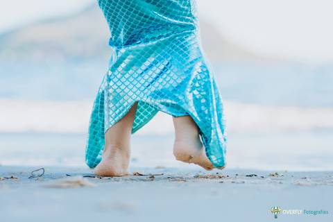Ensaio Sereia na praia em Niterói - Rio de janeiro'