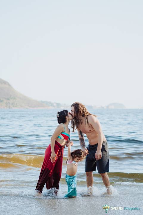 Ensaio Família na praia de icaraí'