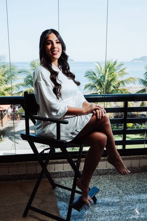 Fotografia do making Of da noiva em Camboinhas'