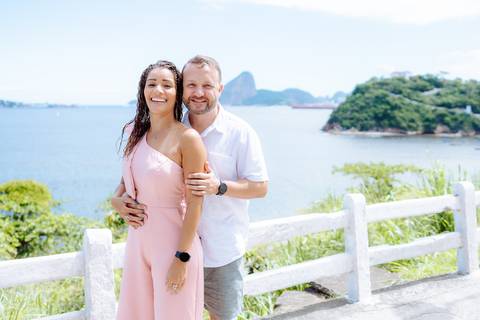 Noivado com vista para o mar'