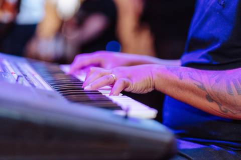 Banda com LEO MARCENES AO VIVO EM FESTA DE ANIVERSÁRIO'