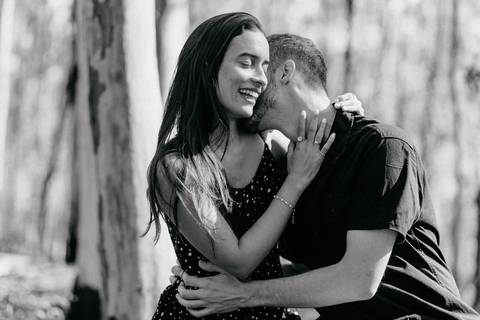 Fotografia de amor e conexão'