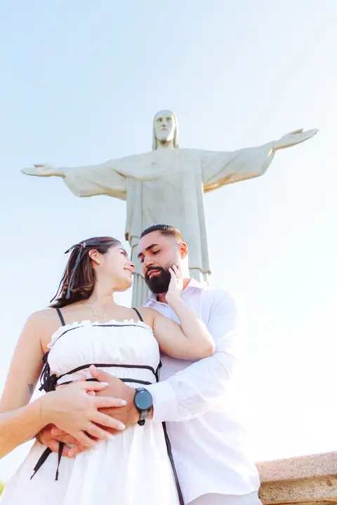 Cristo Redentor ensaio romântico'