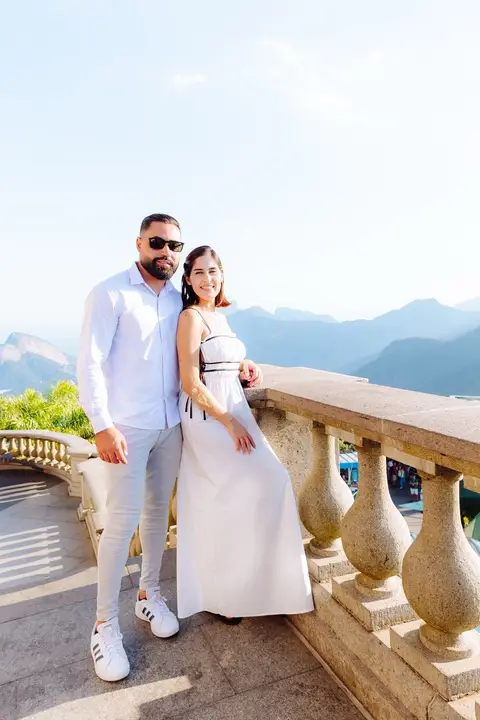 Cristo Redentor ensaio romântico'