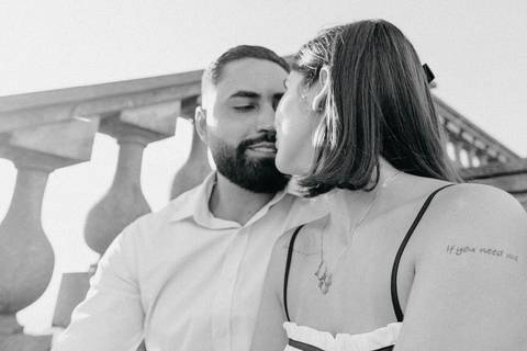 Ensaio pré-wedding no Cristo'