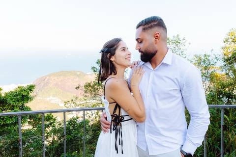 Ensaio ao ar livre no Rio de Janeiro'