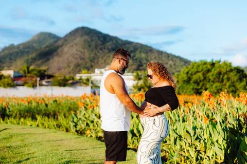 ensaio fotográfico à espera do bebê em Niterói'