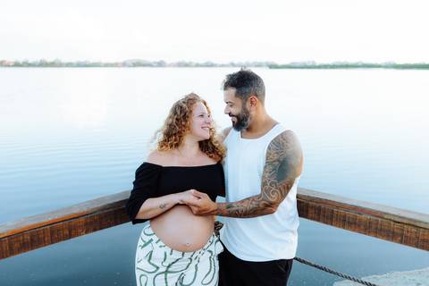 ensaio fotográfico à espera do bebê em Niterói'