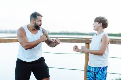 ensaio de gestante com cachorro'