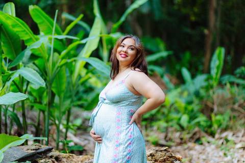 Ensaio de gestante em ponto turístico do Rio'