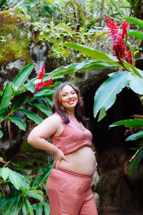 Fotografia de gestante Parque Lage'