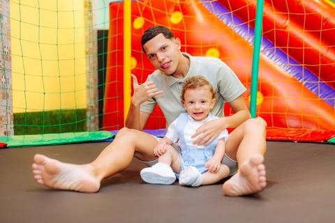 fotografia espontânea de festa infantil'