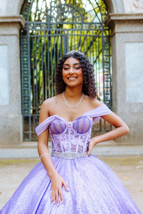 Ensaio fotográfico debutante no Jardim Botânico Rio'