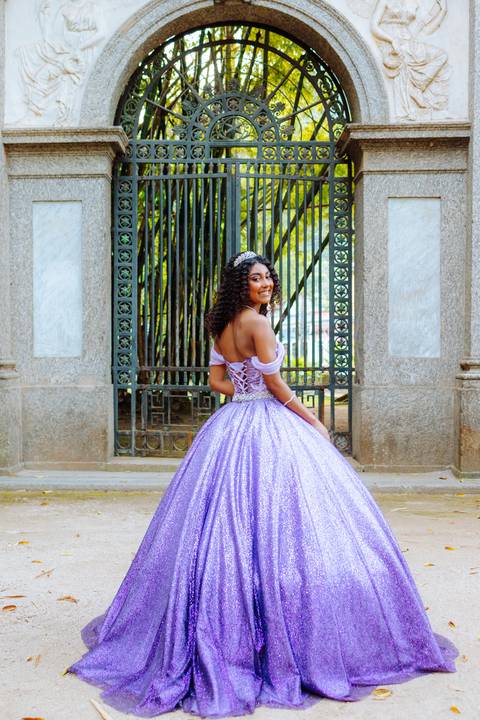 Ensaio fotográfico debutante no Jardim Botânico Rio'