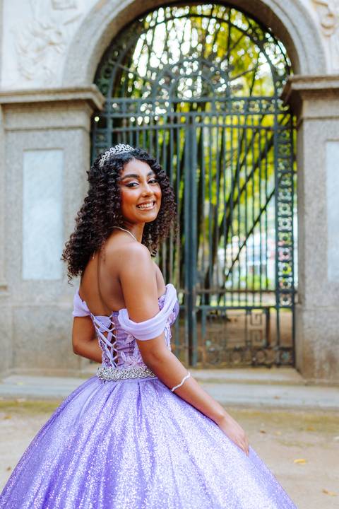 Fotógrafo profissional de debutante'