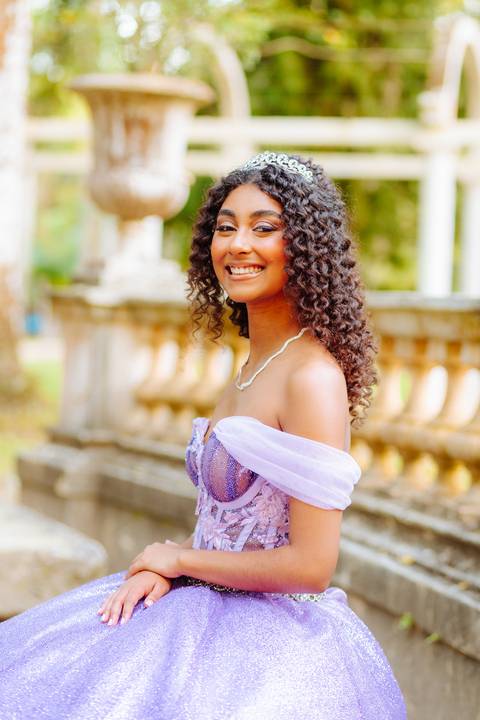 Ensaio fotográfico debutante no Jardim Botânico Rio'