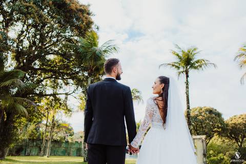 Casamento em meio à natureza'