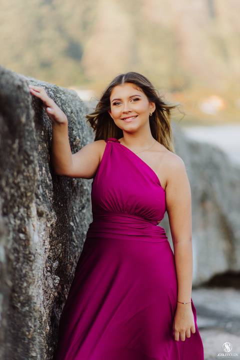 ideias para ensaio de 15 anos na praia em Niterói'