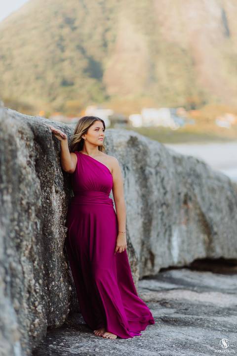 ideias para ensaio de 15 anos na praia em Niterói'