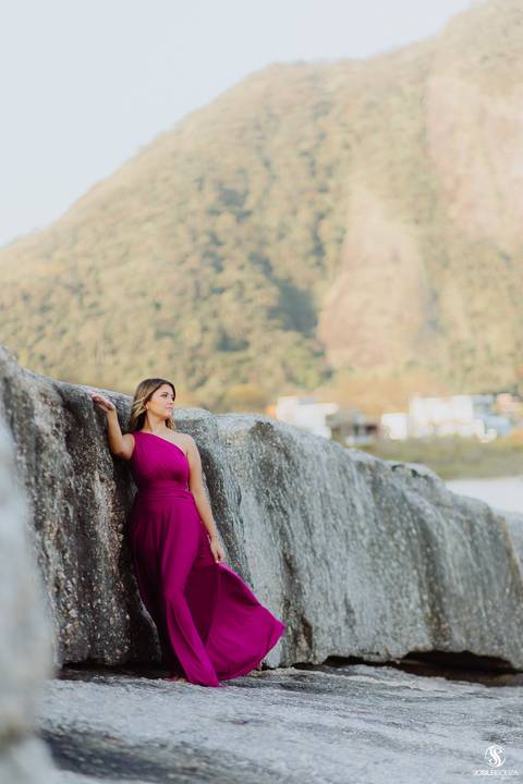 ideias para ensaio de 15 anos na praia em Niterói'