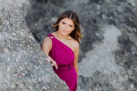 ideias para ensaio de 15 anos na praia em Niterói'