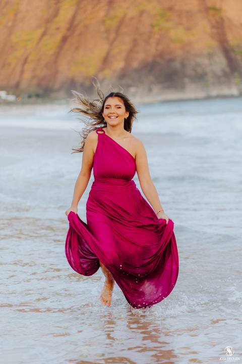 ideias para ensaio de 15 anos na praia em Niterói'