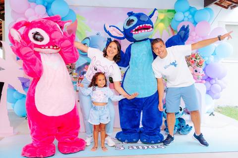 Fotografia de Aniversário Infantil em Itaipú Niterói Tema Stitch'