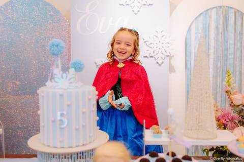 Aniversário infantil tema Frozen'