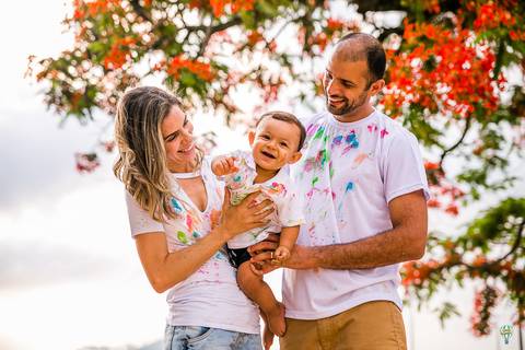 Ensaio Família - Igreja São Francisco em Niterói'