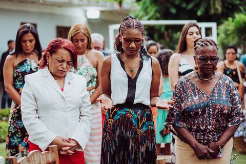 Casamento ao ar livre'