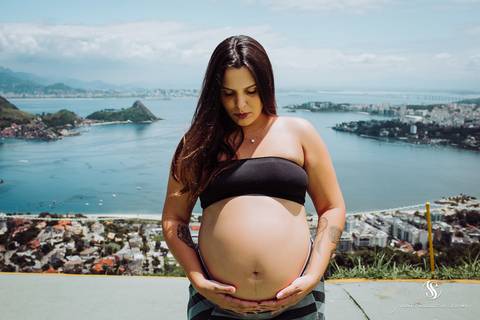 Ensaio de Grávida em Niterói'