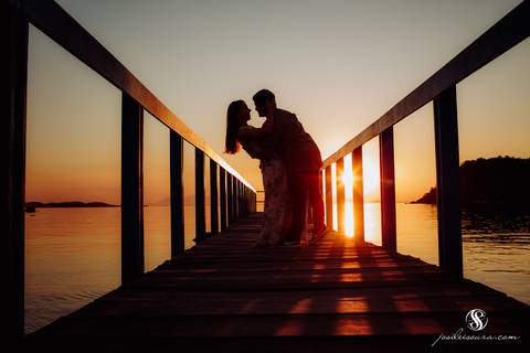 Por do Sol na Ilha de Paquetá - RJ'