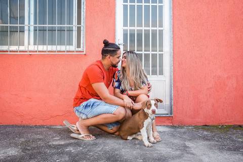 Ensaio de Casal em Casa - RJ'