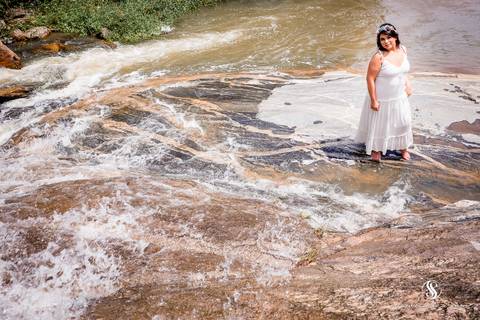 Ensaio de Debutante em Cachoeira de Tomascar'