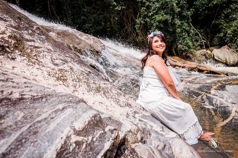 Ensaio de Debutante em Cachoeira de Tomascar'