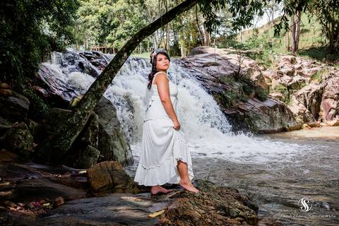Ensaio fotográfico na Cachoeira de Tomascar em Tanguá'