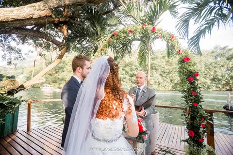 Casamento no Restaurante Laguna Barra da Tijuca - Ilha da Gigoia'