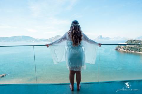 Quarto para noivas no H Niterói Hotel'