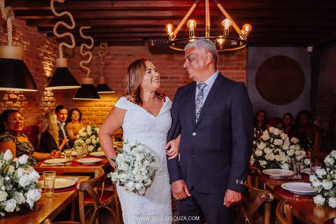 Comemoração de Bodas de Casamento no Dimattoni'