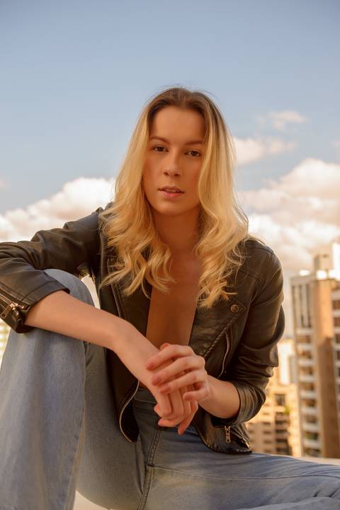 retrato feminino fashion'