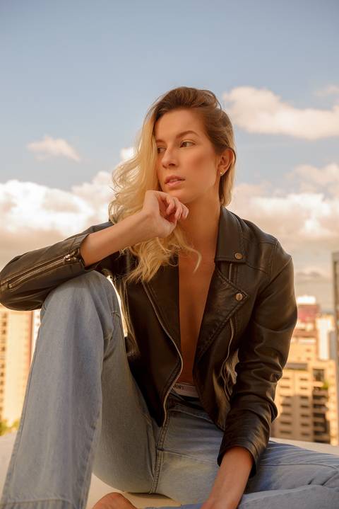 retrato feminino fashion'