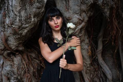 Maria do Mar at Jardim Botânico da Universidade de Coimbra'