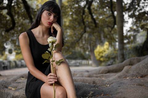 Maria do Mar at Jardim Botânico da Universidade de Coimbra'