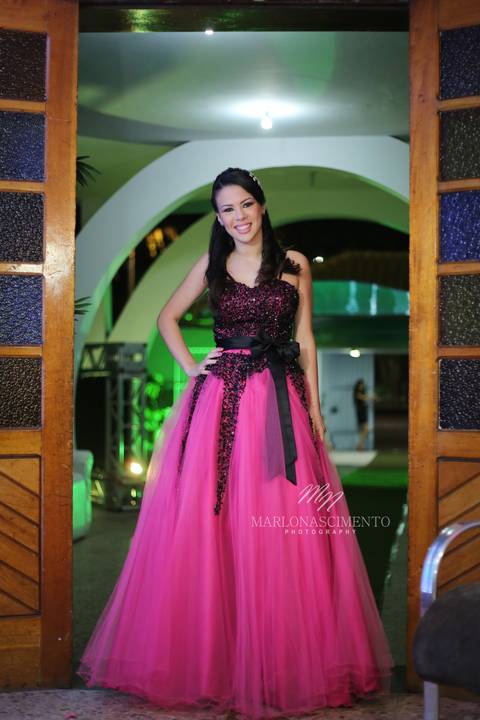 Aniversário - Cerimônia e Festa - Carolina 15 anos - Tênis Clube -  Macaé / Rio de Janeiro'