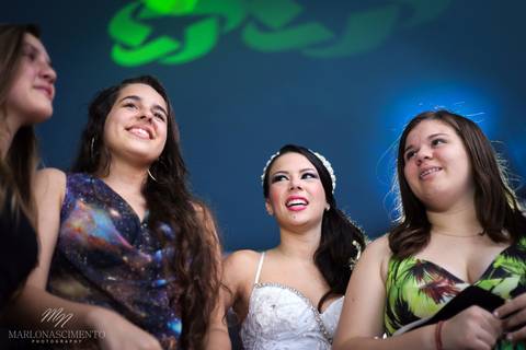 Aniversário - Cerimônia e Festa - Carolina 15 anos - Tênis Clube -  Macaé / Rio de Janeiro'