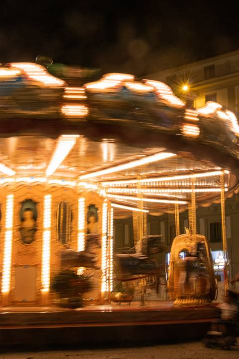 Carrossel a noite em Florença '