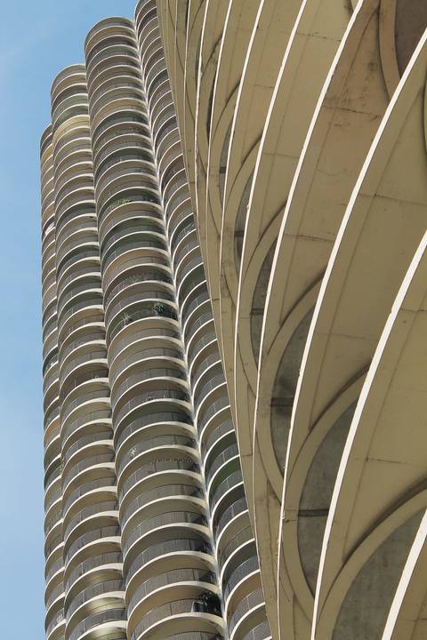 Edifício Marina City em Chicago'