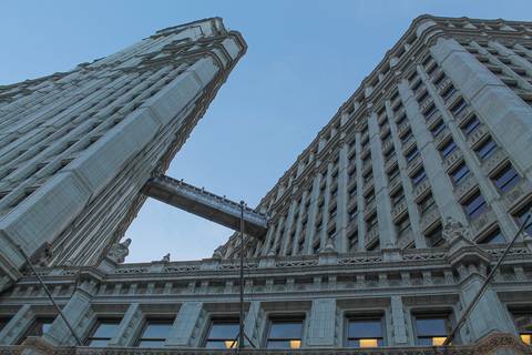 Arranha-céu eclético em Chicago'